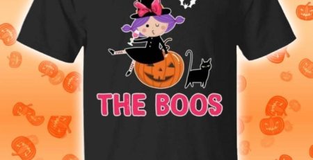 I'm Just Here For The Boos Cute Witch Halloween T-Shirt