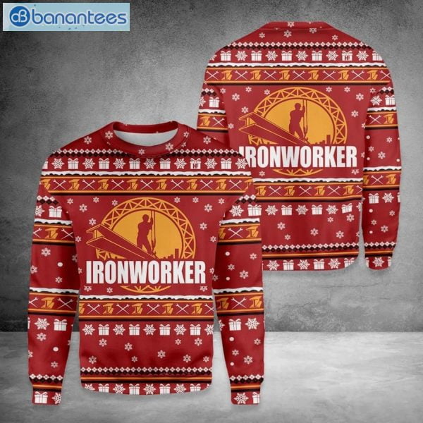 Ironworker Merry Christmas Ugly Sweater Christmas Sweater Product Photo 1