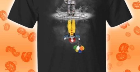 It Pennywise Water Reflect T-Shirt For Halloween