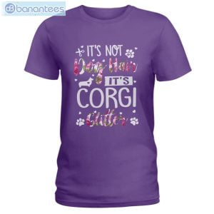 It's Not Dog Hair It's Corgi Glitter T-Shirt Long Sleeve Tee Product Photo 2