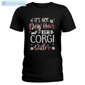 It's Not Dog Hair It's Corgi Glitter T-Shirt Long Sleeve Tee Product Photo 1