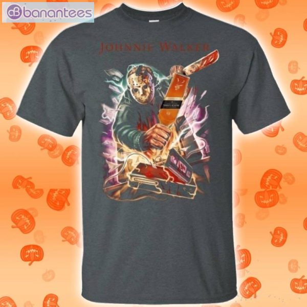 Jason Voorhees And Johnnie Walker Scotch Whisky Halloween T-Shirt Product Photo 2