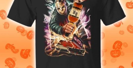 Jason Voorhees And Rich And Rare Whisky Halloween T-Shirt