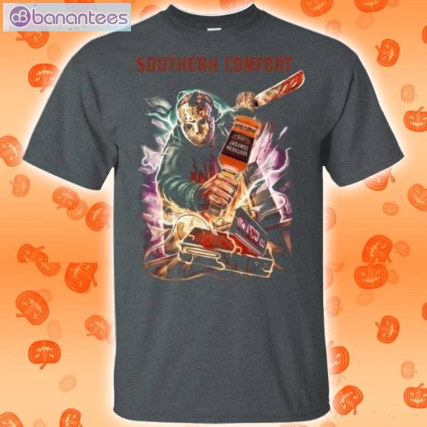 Jason Voorhees And Southern Comfort Whisky Halloween T-Shirt Product Photo 2