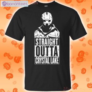 Jason Voorhees Straight Outta Crystal Lake Halloween T-Shirt Product Photo 1