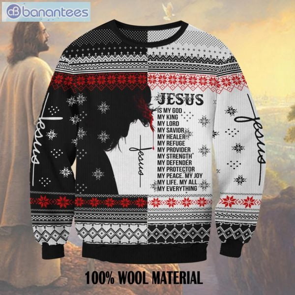 Jesus Is My Everything Christmas Ugly Sweater Product Photo 1