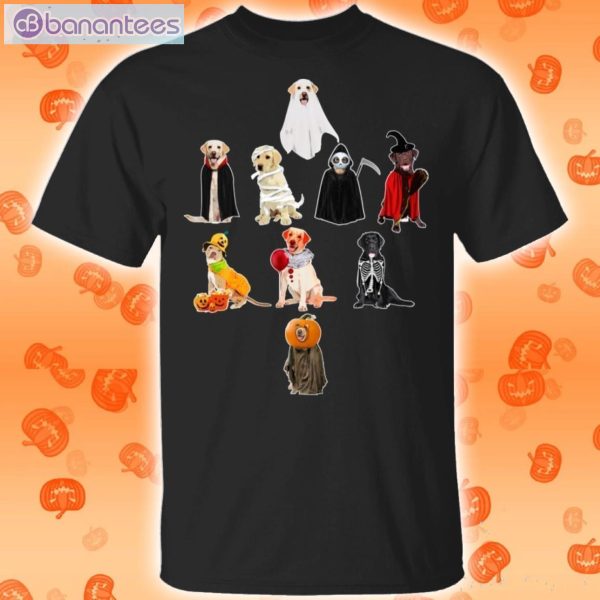 Labrador Retrievers In Halloweens Funny T-Shirt Product Photo 1