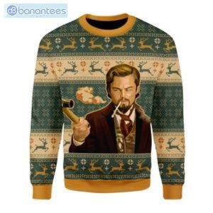 Leo Meme Ugly Christmas Sweater Product Photo 1