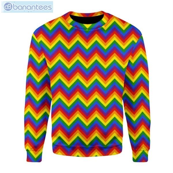 LGBT Seamless Ugly Christmas Sweater Product Photo 1