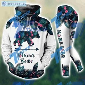 Mamabear And Tropical 3D All Over Printed Hoodie Leggings Set Product Photo 1