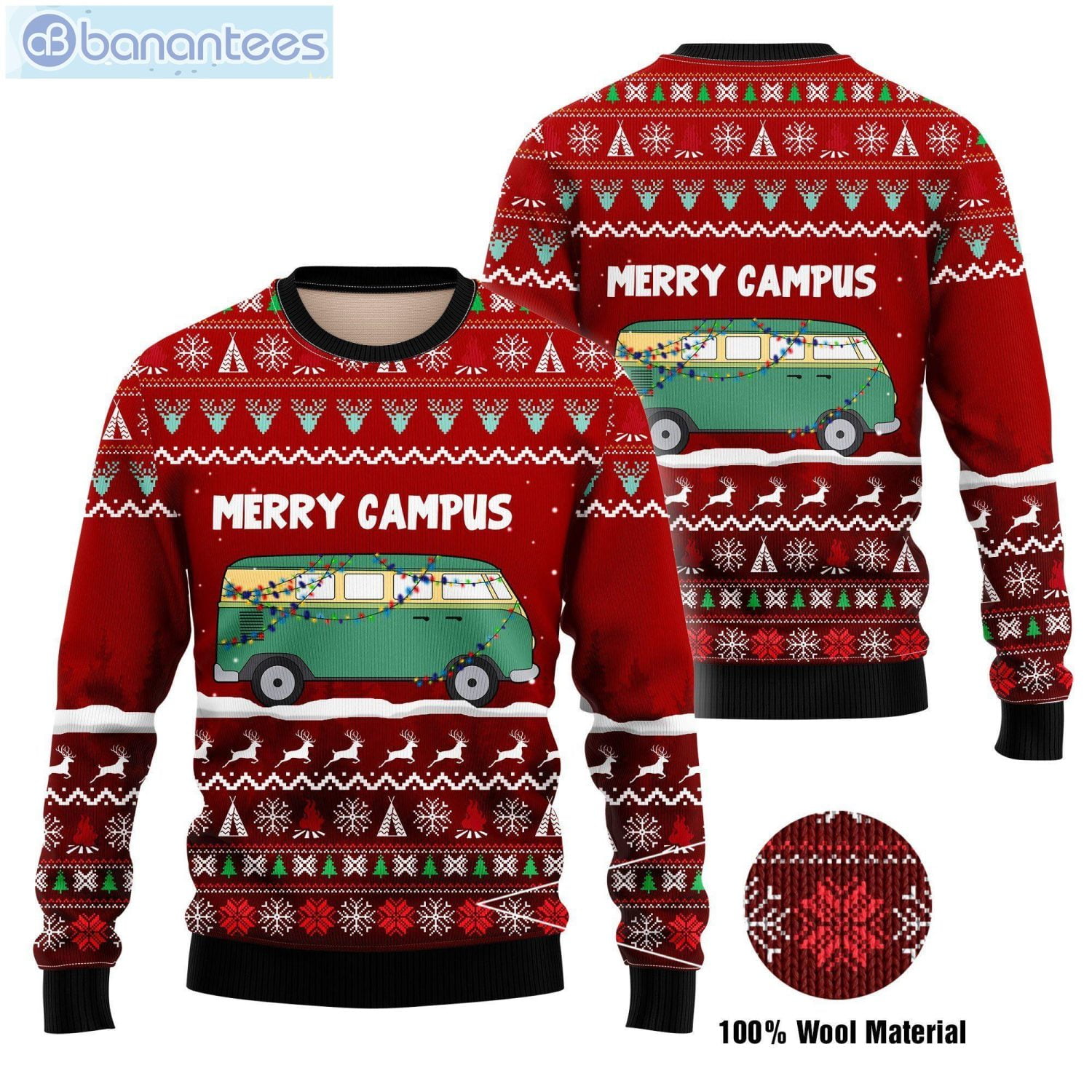 Merry Campus Christmas Ugly Sweater Product Photo 1 Product photo 1
