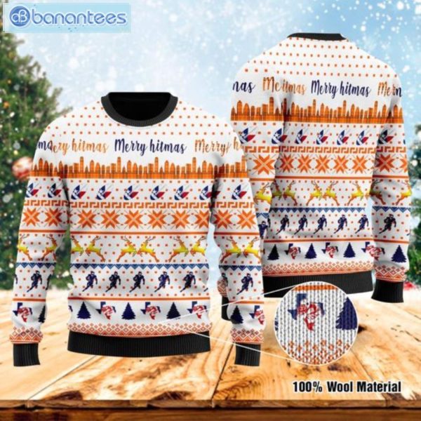 Merry Hitmas Christmas Ugly Sweater Product Photo 1