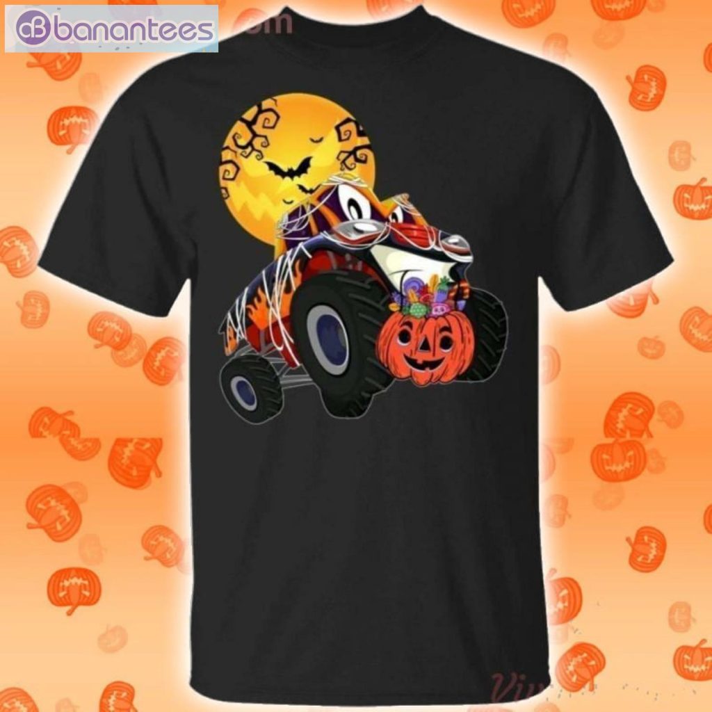 Monster Truck In Mummy Halloween Funny T-Shirt