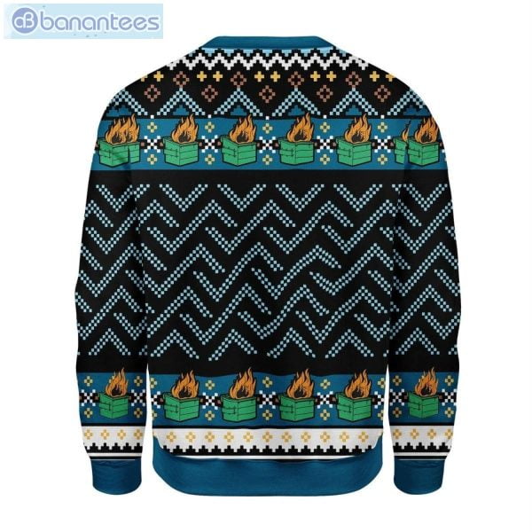 My Life Is A Dumpster Fire Ugly Christmas Sweater Product Photo 2