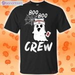 Nurse Ghost Boo Boo Crew Funny Halloween T-Shirt Product Photo 1