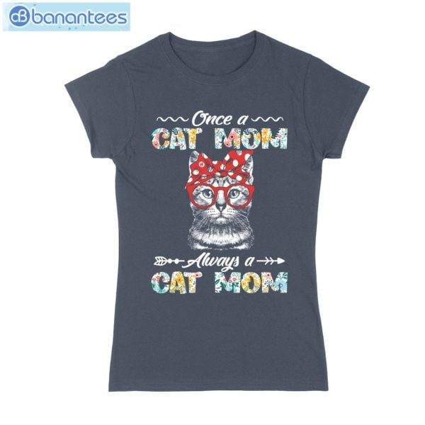 Once A Cat Mom Always Cat Mom Long Sleeve Tee T-Shirt Product Photo 3