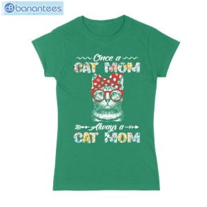 Once A Cat Mom Always Cat Mom Long Sleeve Tee T-Shirt Product Photo 4