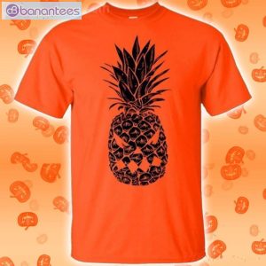 Pineapple Pumpkin Halloween Funny T-Shirt Product Photo 2