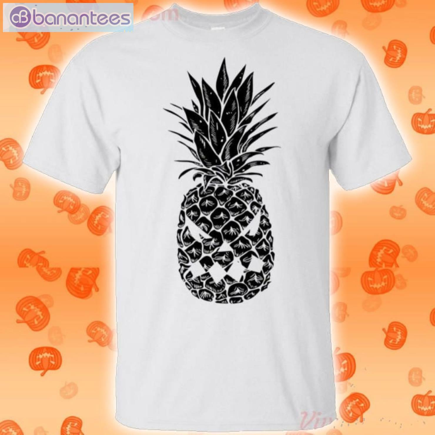 Pineapple Pumpkin Halloween Funny T-Shirt Product Photo 1