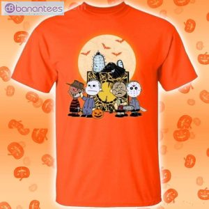 Pinhead Snoopy And Horror Peanuts Friends Halloween T-Shirt Product Photo 2