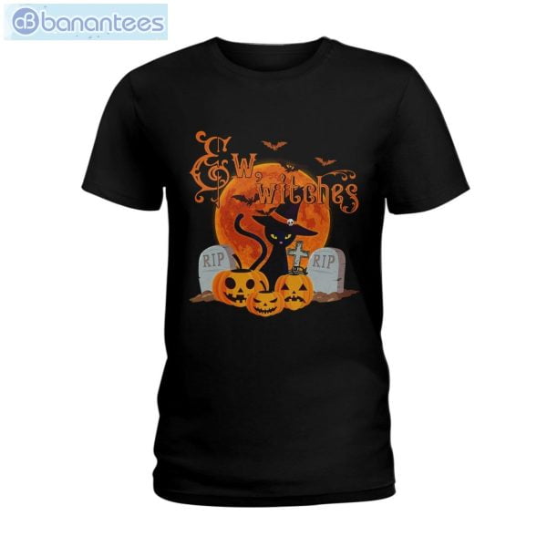 Pumpkin Cat Witch Halloween T-Shirt Long Sleeve Tee Product Photo 1