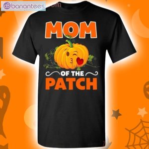 Pumpkin Mom Of The Patch Halloween Holiday T-Shirt Product Photo 1