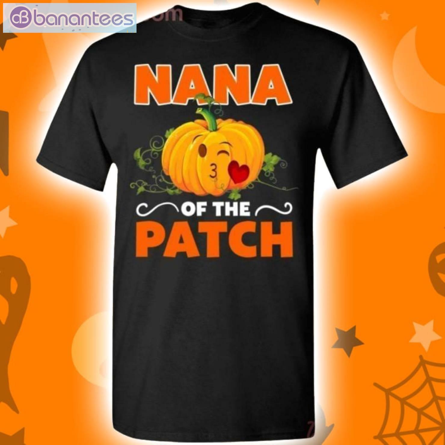Pumpkin Nana Of The Patch Halloween Holiday T-Shirt Product Photo 1 Product photo 1