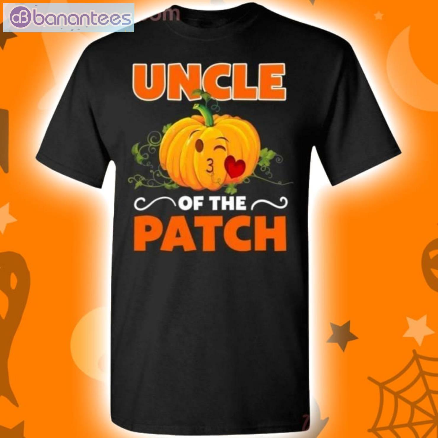 Pumpkin Uncle Of The Patch Halloween Holiday T-Shirt Product Photo 1