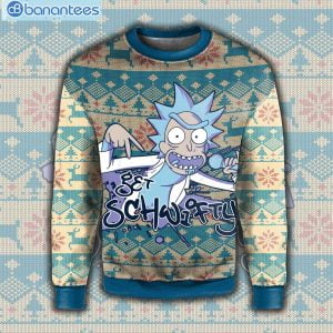 Rick Sanchez Get Schwifty Ugly Christmas Sweater Product Photo 1