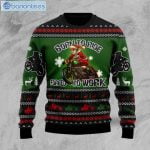 Santa Born To Ride Christmas Ugly Sweater Product Photo 1