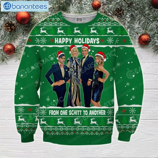 Schitt's Creek Happy Holidays From One Schitt To Another Christmas Sweater Product Photo 1