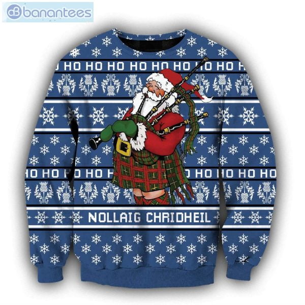Scottish Santa Ugly Christmas Sweater Product Photo 1