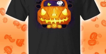 Snoopy And Charlie Brown In Halloween T-Shirt