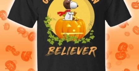Snoopy Great Pumpkin Believer Halloween T-Shirt