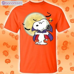Snoopy In Dracula Halloween T-Shirt Product Photo 2