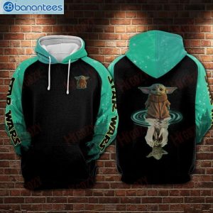 Star Wars Baby Yoda All Over Print 3D Hoodie Product Photo 1