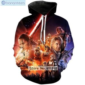 Star Wars Characters Full Print 3D Hoodie Product Photo 1
