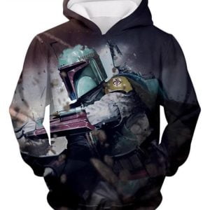Star Wars Clone Wars Boba Fett All Over Print 3D Hoodie Product Photo 1