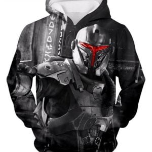 Star Wars Clone Wars Commando Trooper All Over Print 3D Hoodie Product Photo 1