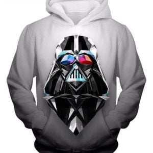 Star Wars Darth Vader Amazing Mask Promo Art White 3D Hoodie Product Photo 2
