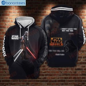Star Wars I Wont Leave You Not This Time 3D Hoodie Product Photo 1