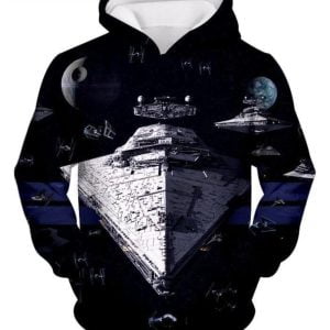 Star Wars Imperial Star Destroyer All Over Print 3D Hoodie Product Photo 1