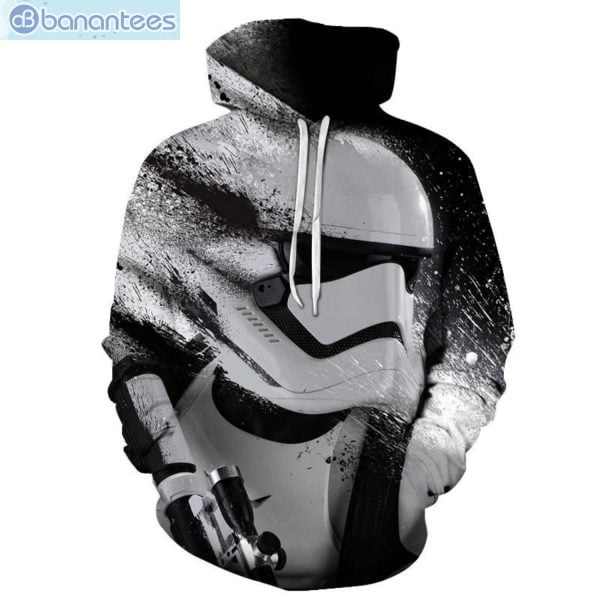 Star Wars Portrait Robot Astronaut All Over Print 3D Hoodie Product Photo 1