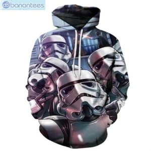 Star Wars Robot Astronaut All Over Print 3D Hoodie Product Photo 1