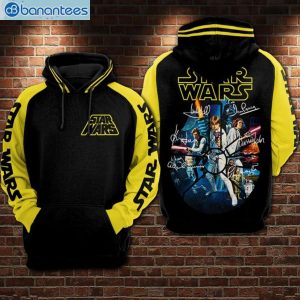 Star Wars Signatures All Over Print 3D Hoodie Product Photo 1