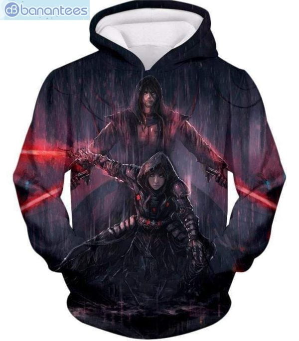 Star Wars Super Star Wars Sith Lords Action Wallpaper Graphic 3D Hoodie Product Photo 1