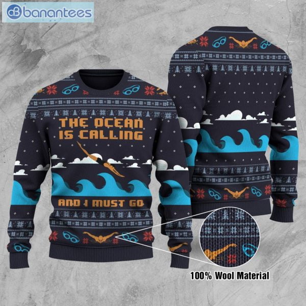 The Ocean Is Calling And I Must Go Sweater For Men And Women Product Photo 1