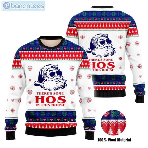 There's Some Hos In This House Christmas Ugly Sweater Product Photo 1