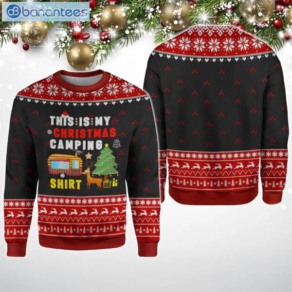 This Is My Camping Christmas Ugly Sweater Product Photo 1