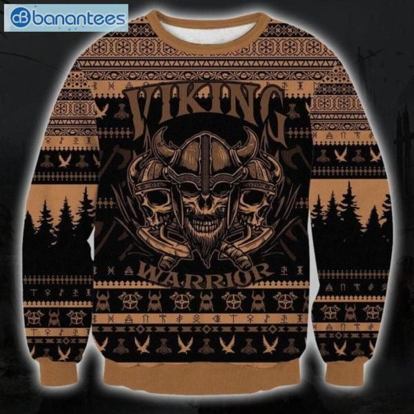 Viking Warrior Christmas Ugly Sweater Product Photo 1